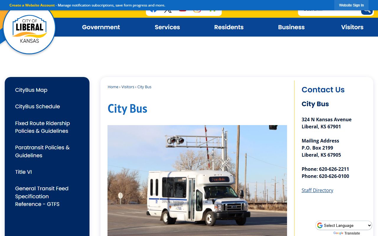 Seward County Clerk of District Court CityBus local access